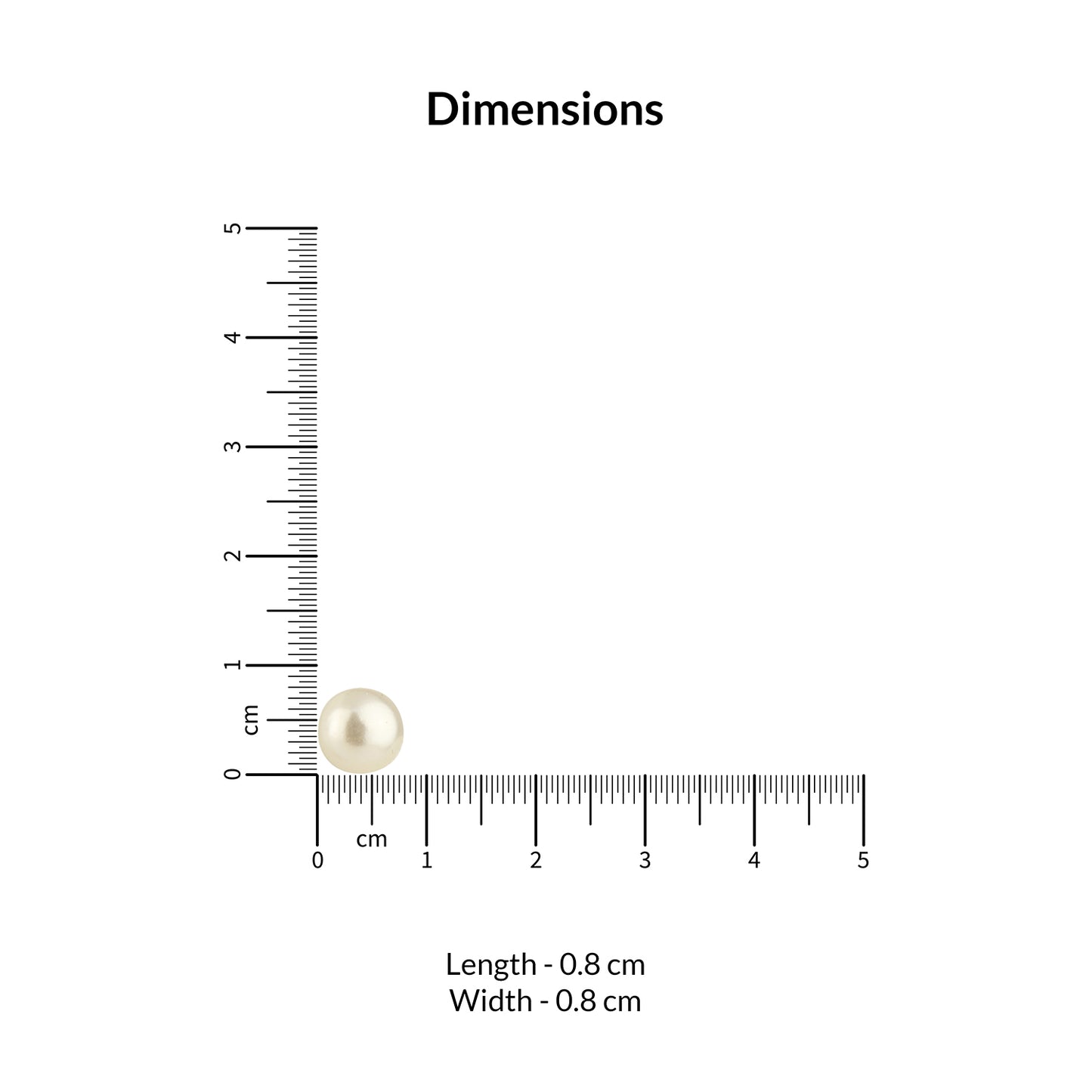 Bold Graduated Faux Pearl Necklace Set with Stud Earrings