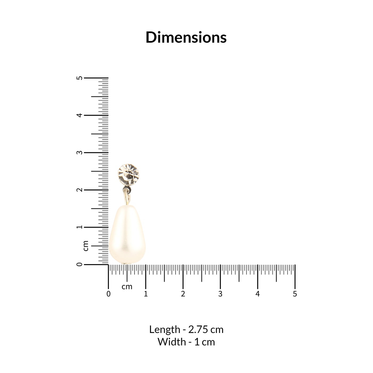 Faux Pearl Necklace Set with Clover Pendant & Teardrop Earrings