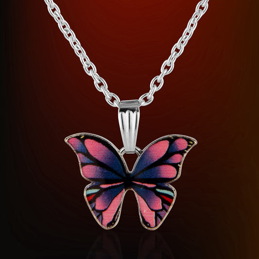 Artistic Butterfly Statement Necklace