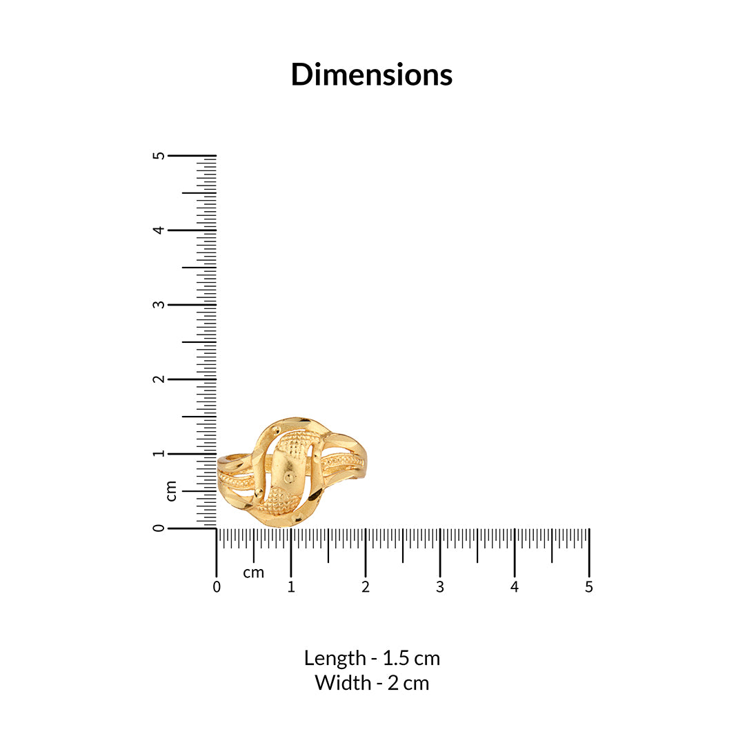 Gold Plated Designer Ring